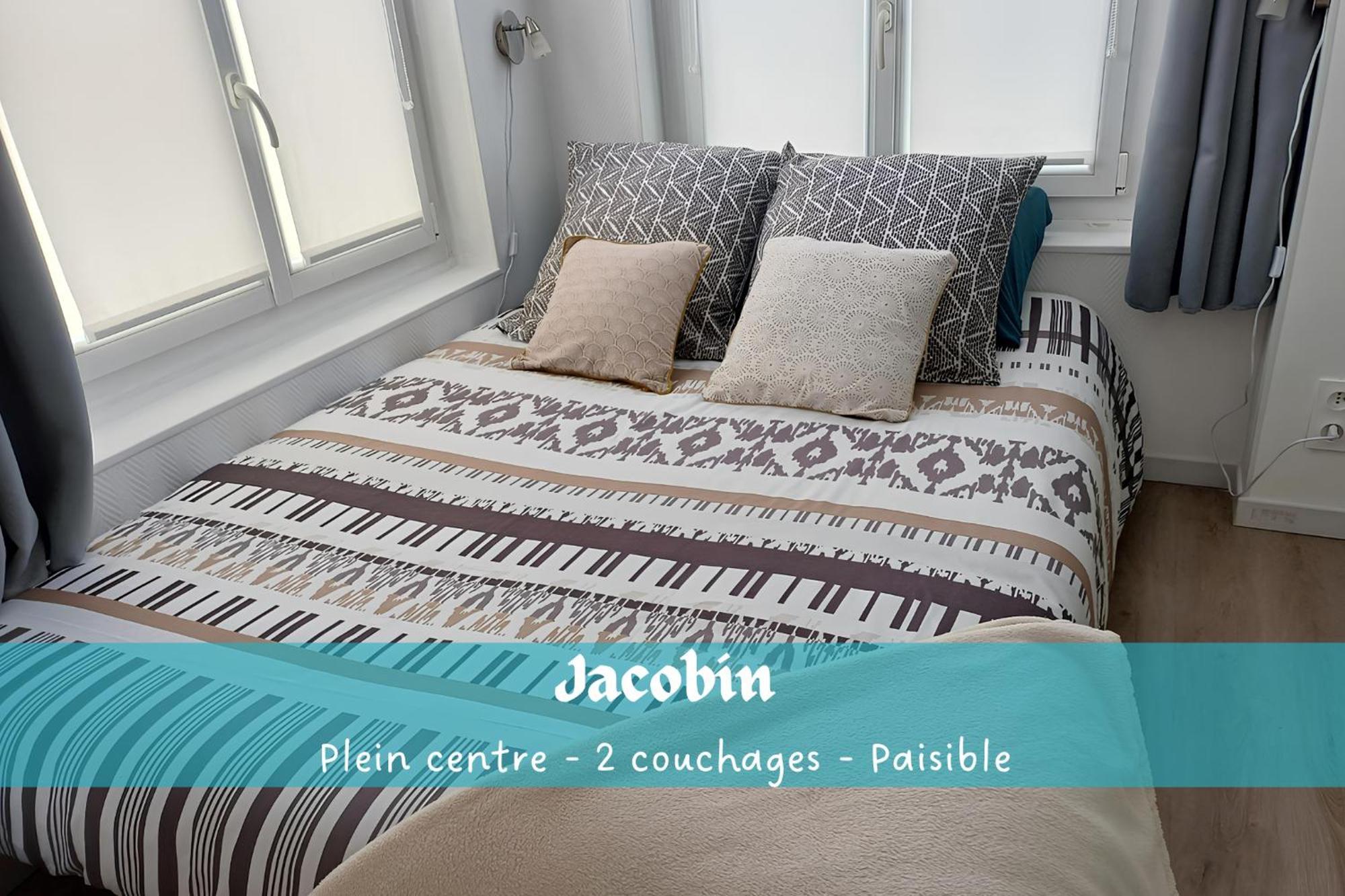 Jacobin-Centre Ville-Paisible-2 Couchages Амьен Экстерьер фото